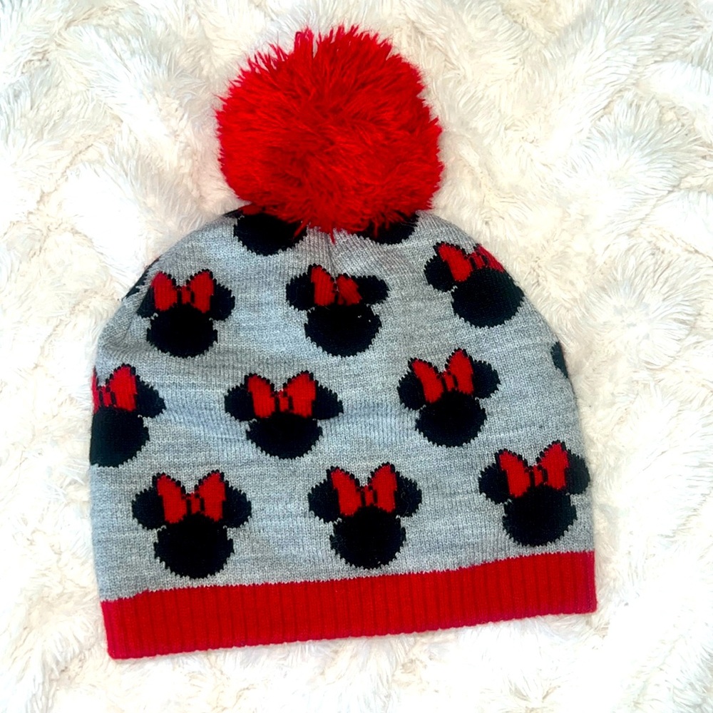 Minnie Toddler Pom Pom Beanie